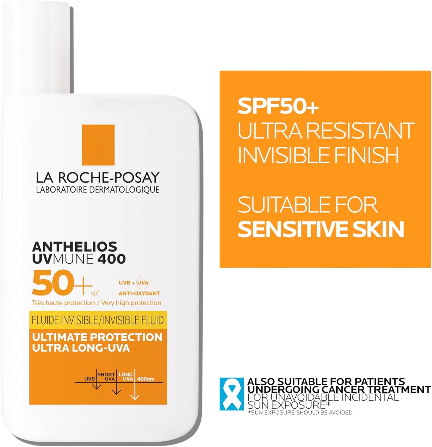 La Roche-Posay Anthelios UVmune 400 Invisible Fluid SPF50+ 50ml