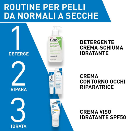 CeraVe AM Facial Moisturising Lotion Normal To Dry Skin 52ml With UV Protection And 3 Essential Ceramides