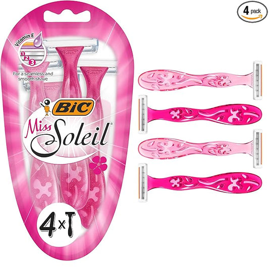 BIC Miss Soleil Women's Razors x4