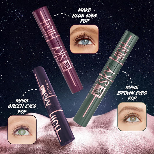 Maybelline Mascara, Lash Sensational Sky High Volumizing & Thickening, Eyelash Lengthening